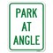 Signmission Park at Angle Heavy-Gauge Aluminum Rust Proof Parking Sign, 18" x 24", A-1824-23497 A-1824-23497 - alternate 1